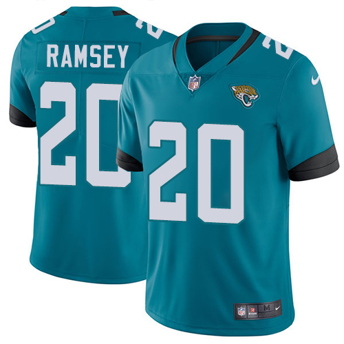 Nike Jacksonville Jaguars #20 Jalen Ramsey Teal Green Alternate Men Stitched NFL Vapor Untouchable Limited Jersey->jacksonville jaguars->NFL Jersey